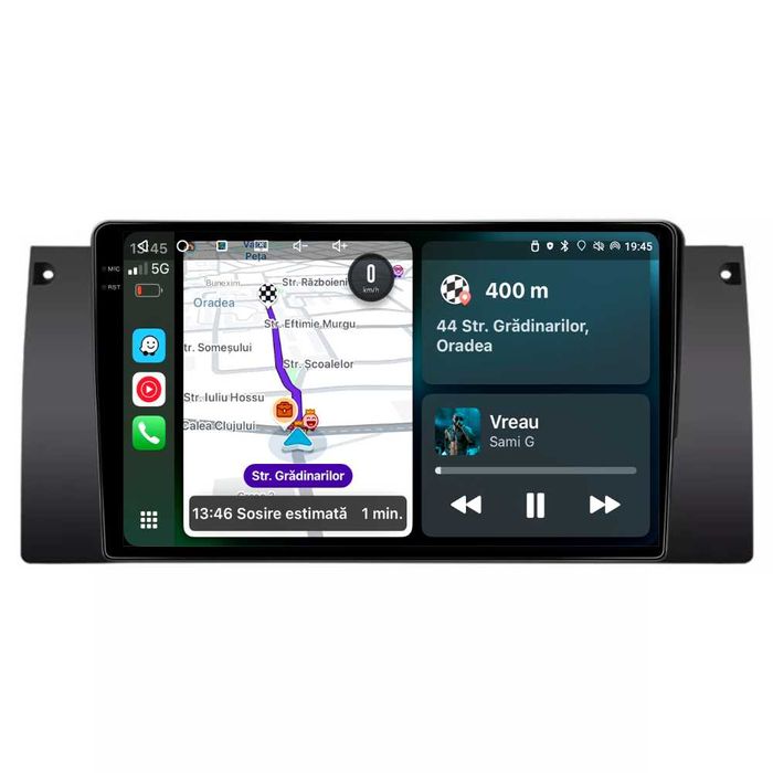 Navigatie Android BMW E39 / E53 CARPLAY Android Auto +Camera Marsarier
