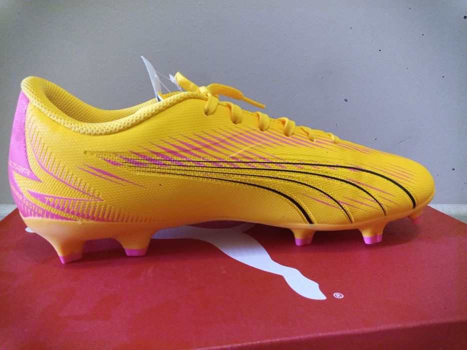 PUMA Ultra Play FG/AG Forever Faster - Sun Stream/PUMA Black/Sunset Gl