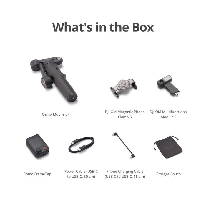 Dji Osmo Mobile 8P Standart and Creator Combo