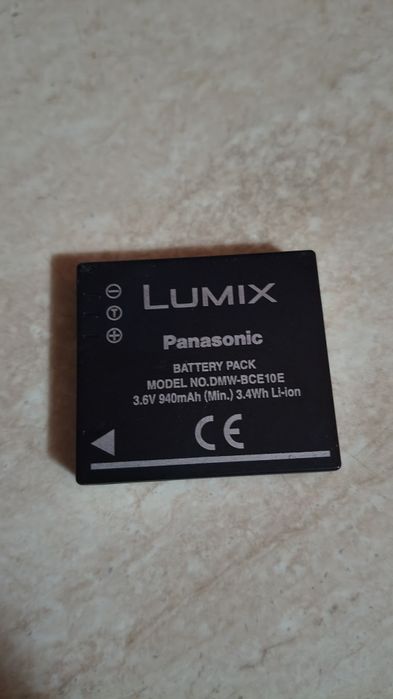 Baterie aparat foto Panasonic Lumix model DMW-BCE10E 3.6v 940 mah noua
