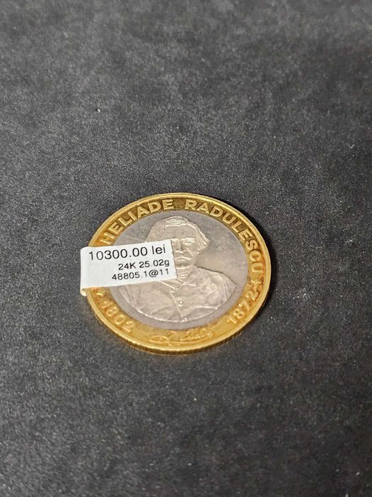 Moneda aur 24k si argint (Iulius Mall)(B-48805)  Ridicare personala!