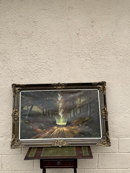 Маслена картина на платно – “Горска пътека”