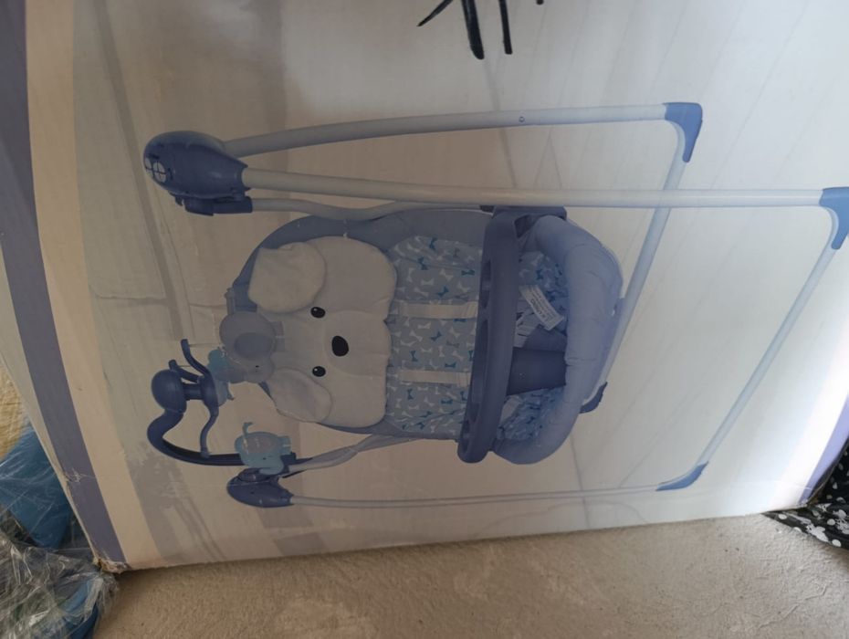 Электрическая кресло качалка детская