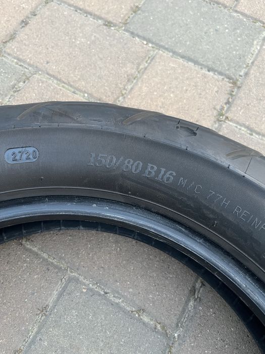 Vand 2 anvelope moto: 100 90 19 si 150 80 16