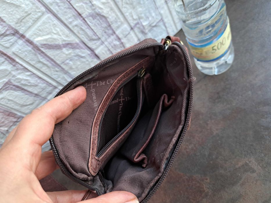 Мъжка чанта,малка кожена чантичка-естествена кожа