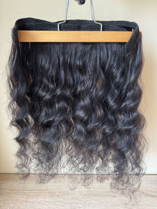 100% натурална индийска коса, 40см, 102 грама.