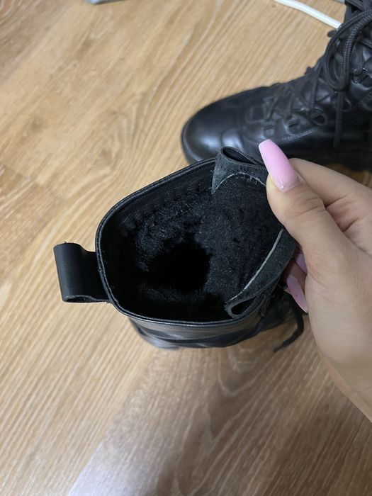 Берцы из натуральной кожи