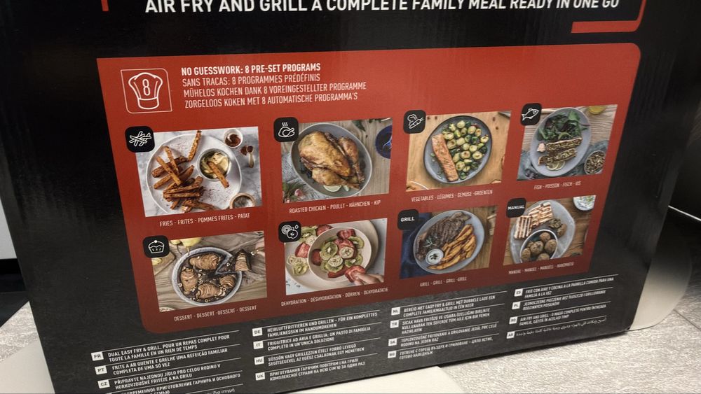 Airfryer Tefal Dual Easy Fry&Grill NOU
