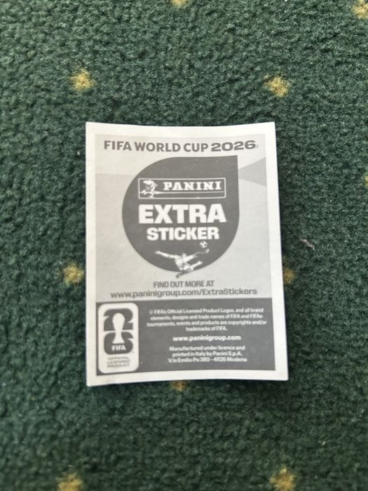 Extra Sticker World Cup Valverde Purple(UITATI-VA IN DESCRIERE VA ROG)