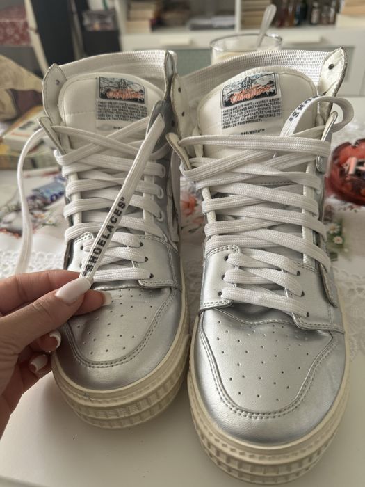 Off-White Off-Court 3.0 Metallic Silver – mărime 36 – ori