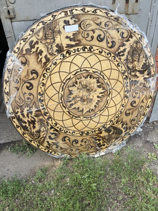 Стол казахский круглый складной