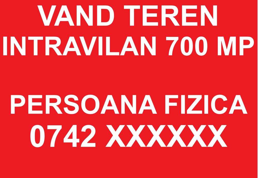 Placute parcare / stradale / imobile / terenuri