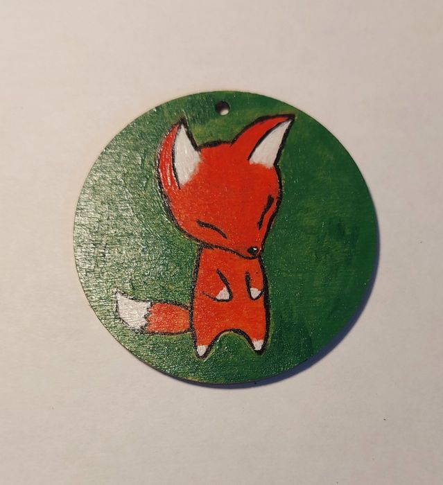 Роспись по дереву , брелки .