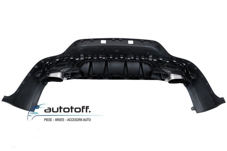 Difuzor bara spate compatibil cu Mercedes GLC Coupe Facelift (2015+) 63 AMG Chrome Design