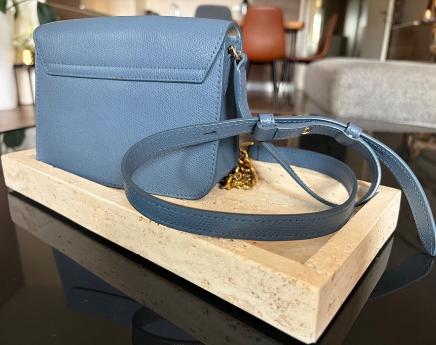 Furla Metropolis Mini Crossbody Blu Denim