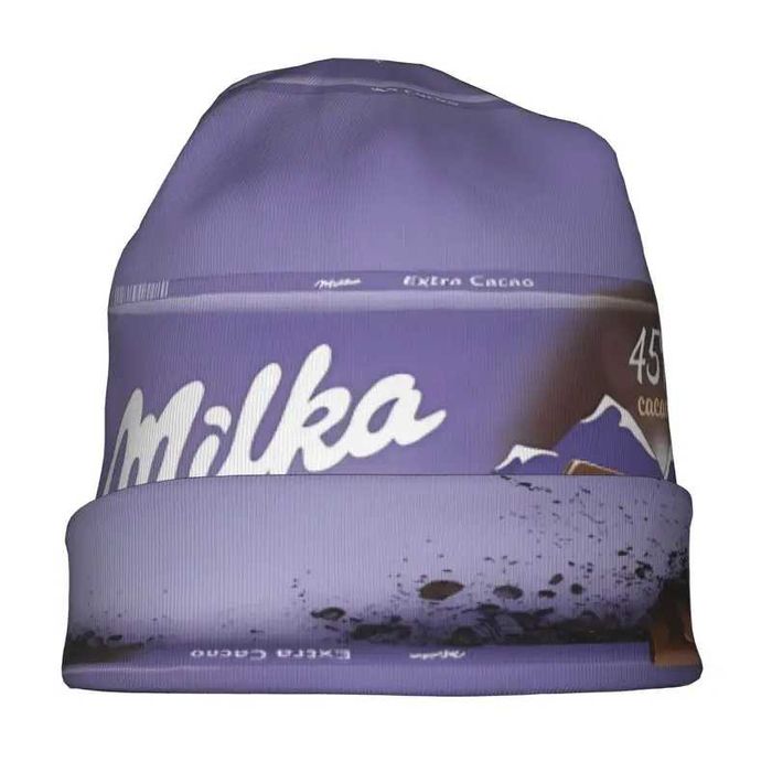 Căciulă călduroasă ciocolata. .cadoul de vis