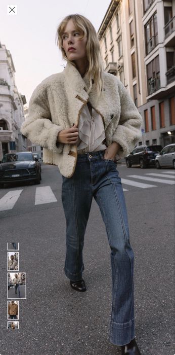 Двулицево палто Zara