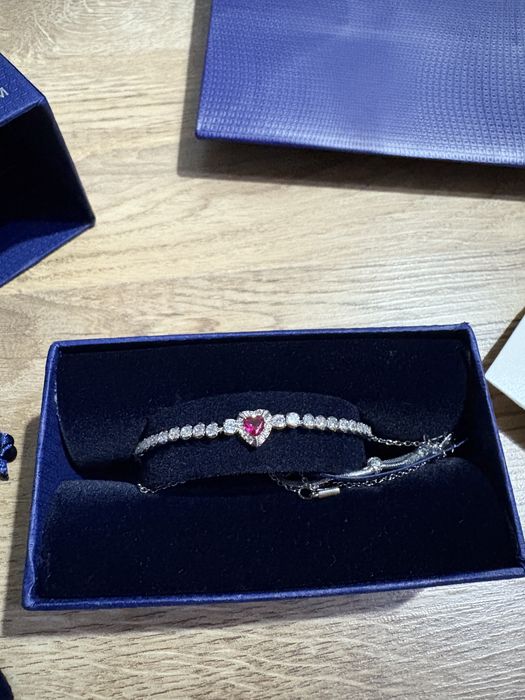 Bratara Swarovski Inimioara reglabila