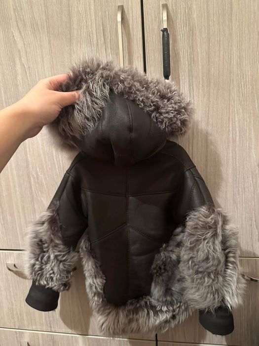 Детско зимно кожено яке 2/3г