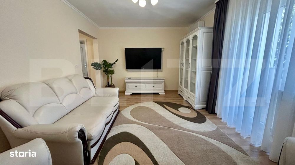 Apartament prima inchiriere, 3 camere, 64 mp, loc de parcare, zona Nuf