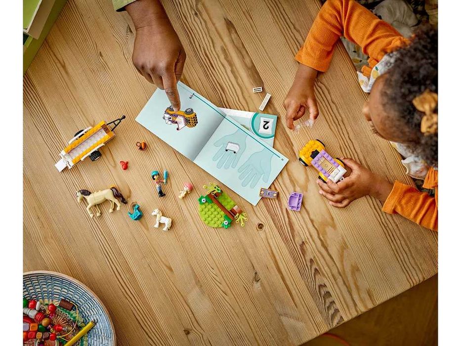 НОВИ! LEGO® Friends 42634 Ремарке за кон и пони