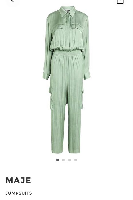 Maje уникален гащеризон копринен сатен