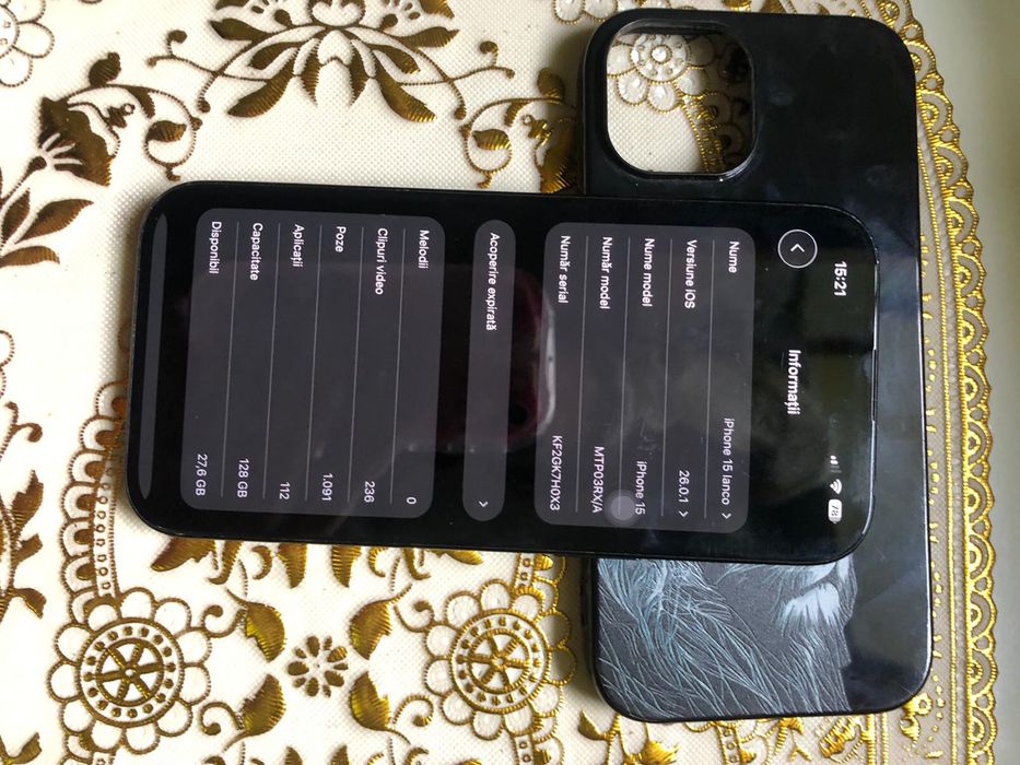 Vand Urgent iPhone 15 128 GB
