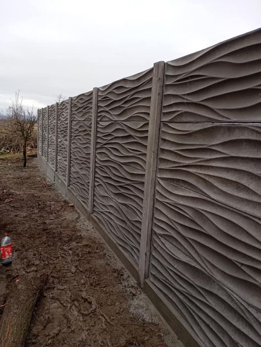 Gard din beton  garduri profi