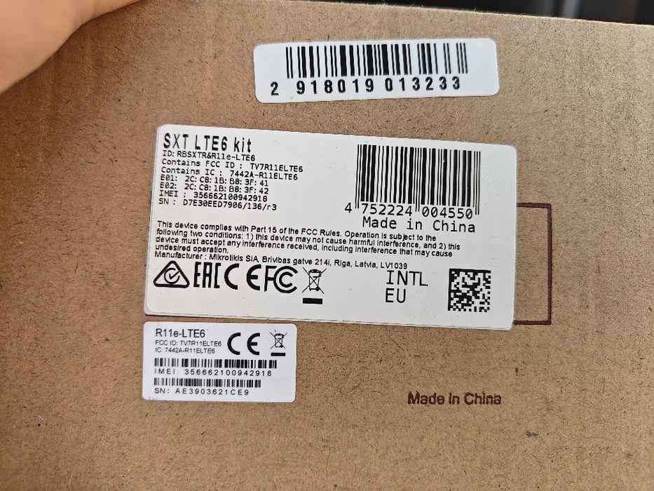 Mikrotik SXT LTE6 kit
