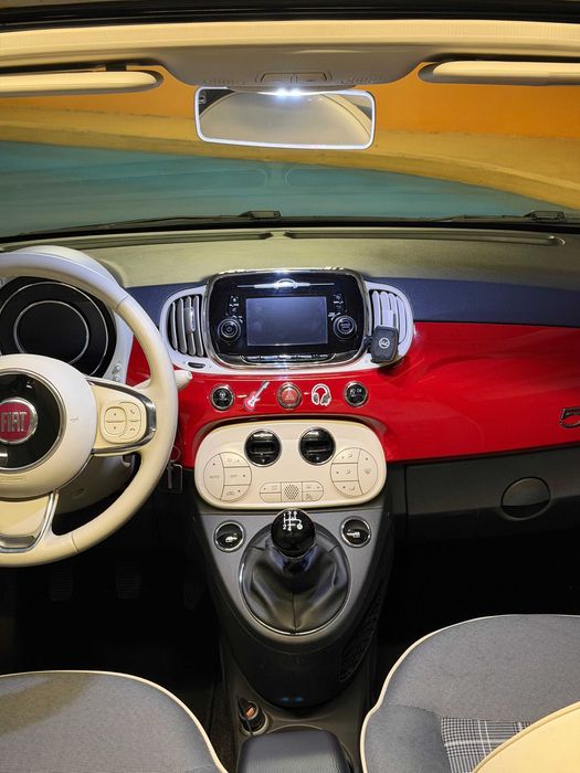 VÂND Fiat 500C Cabrio Lounge | 2016 | 76.977 km | Roșu | București