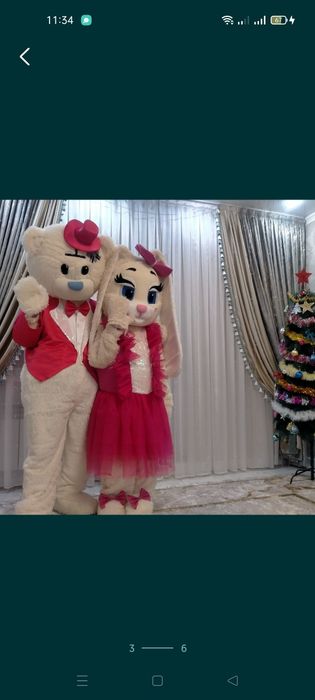 Продажа анимационных костюмов