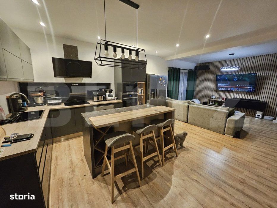 Duplex 160 mp utili, mobilat utilat cu garaj!