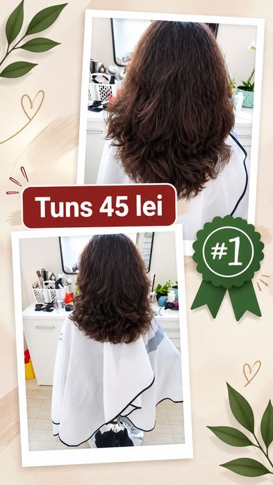 Tuns vopsit pensat aranjat păr pensat,makeup, tratament facial