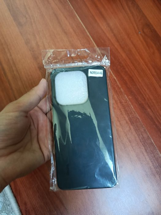 Redmi note 14 4g qora rezina chexol