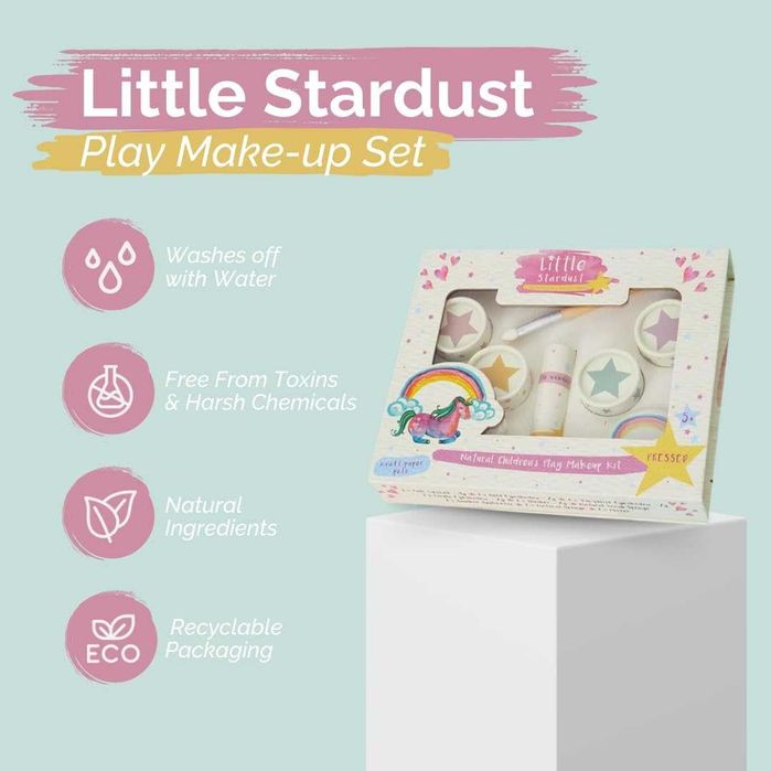 Натурален комплект детски гримове, нетоксичен, безопасни формули