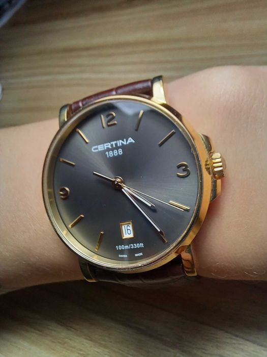 Швейцарски мъжки кварцов часовник CERTINA "DS CAIMANO"