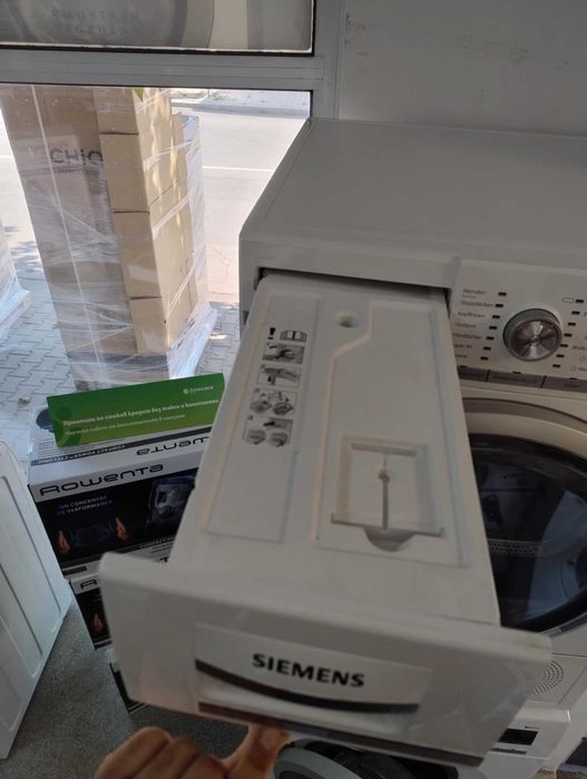 А+++ Комплект Пералня машина и Сушилня с термопомпа Siemens 8 кг iQ700