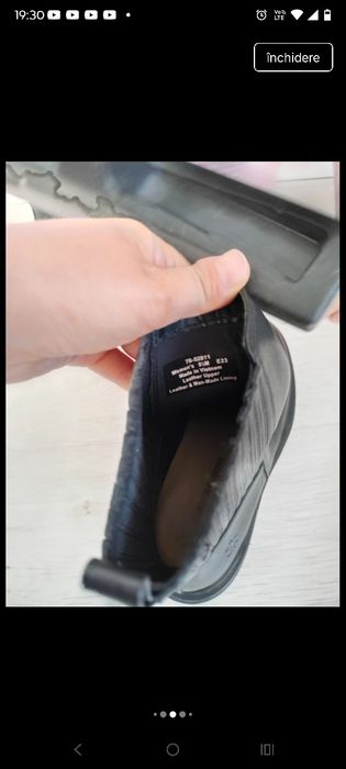 Botine ghete piele SUA 38 (8,5 US)