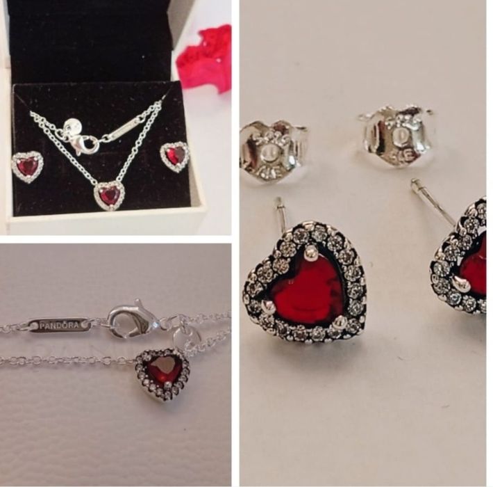 Set Nou Pandora Moments Timeless Inimă argint S925Ale