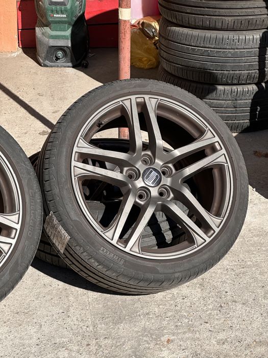 Jante R18 Audi Skoda Seat VW 5x112 anvelope vară
