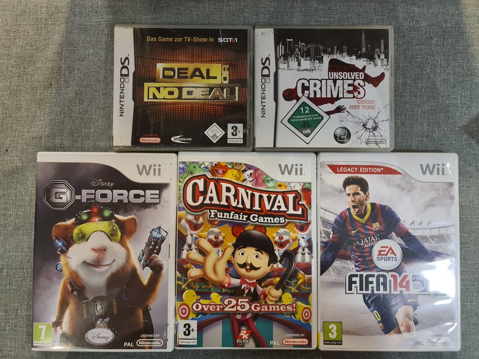 Nintendo Wii и Nintendo DS игри