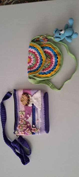 Детски чанти ръчно изплетени