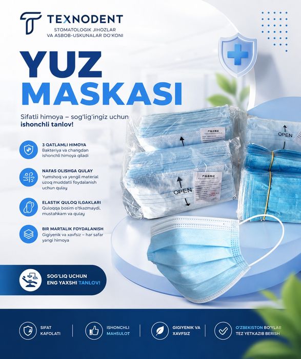 Yuz maskasi Optom narxda
