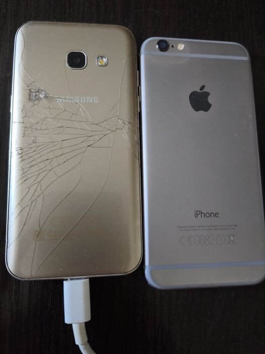 Продам/обменяю iphone 6, samsung a3 2017