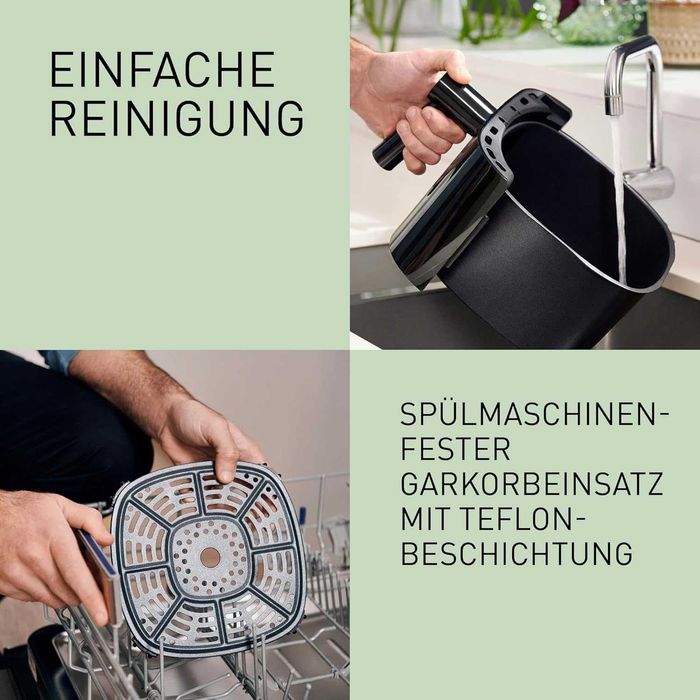 Фритюрник/Еър фрайър Panasonic NF-CC500SXE с прозорец за наблюдение 5л