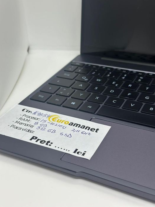 Laptop Huawei Matebook 13, Intel Core i5-10210U, 8GB RAM, 512GB -A-