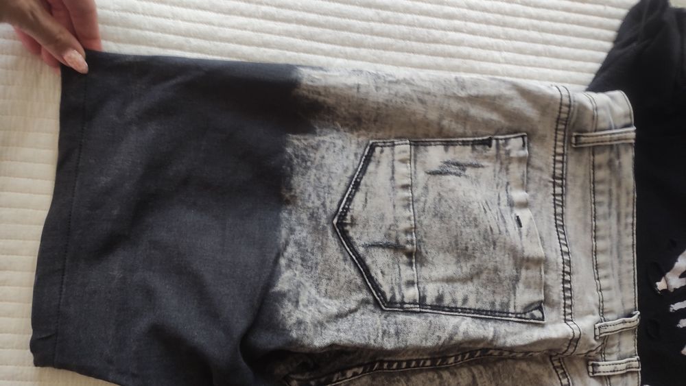 Дънкови Панталони в преливащи цветове