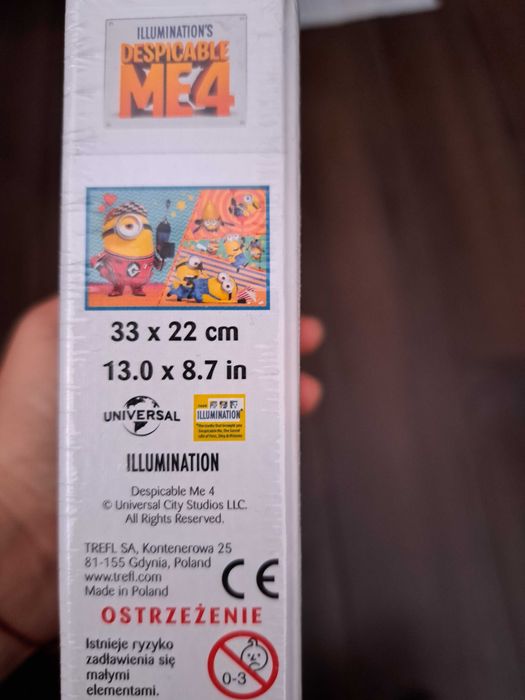 Puzzle Trefl 4 in 1 Despicable Me 4 Minionii trazniti 60 piese