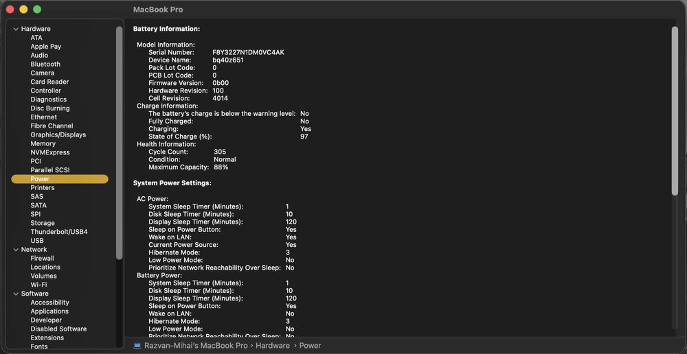 MacBook Pro M1 Pro 16" - 32Gb RAM 512Gb - display spart