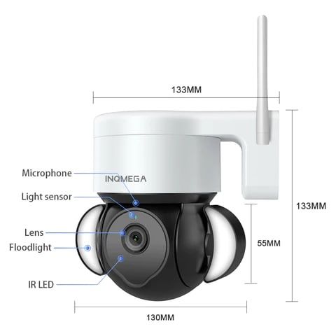 Wifi kamera ptz smart camera 5mp
